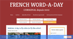 Desktop Screenshot of french-word-a-day.com